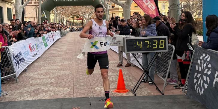 Jesús Ángel Rodríguez, ganador de la carrera