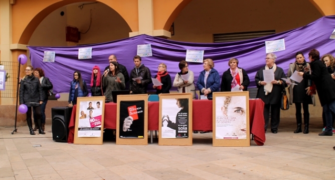 Casas Ibáñez tuvo su acto con motivo del Día Internacional contra la violencia hacia la mujer