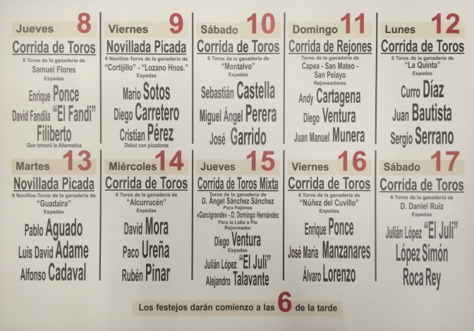 Albacete ya tiene carteles para su feria taurina del 2016, con la presencia de Perera, Castella, El Juli y Manzanares, entre otros