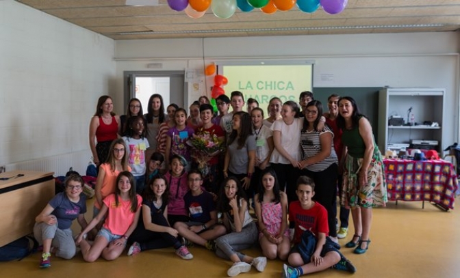 La artista albaceteña ‘Chica Charcos’ comparte su música y su experiencia con estudiantes del IES Don Bosco de Albacete