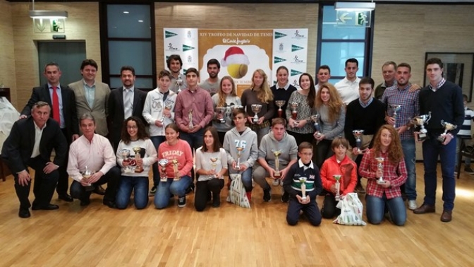 El rodense Jaime del Castillo y la alicantina Olga Esteve, campeones del Trofeo de Navidad El Corte Inglés de tenis en Albacete