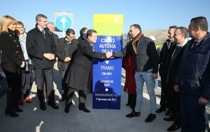 Page inaugura el tramo de la autovía de la Sagra con la CM-4001, que utilizarán 5.000 vehículos al día