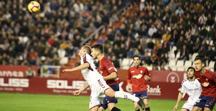 El Albacete Balompié quiere dar otro paso para el ascenso ante Osasuna