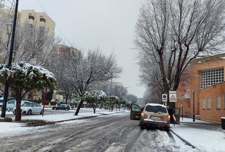 Nieve en Albacete capital