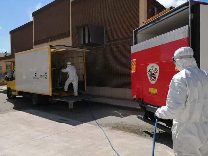 El Servicio Contra Incendios de Albacete concluye los trabajos de desinfección con 1.343 actuaciones