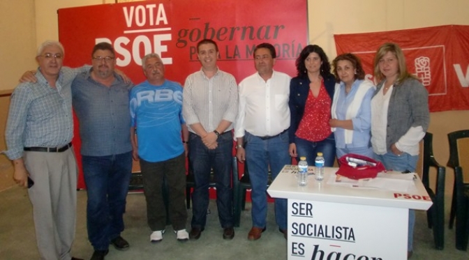 ELECCIONES. La candidatura autonómica del PSOE de Albacete apela al “voto útil”, en el mitin de Casas de Lázaro