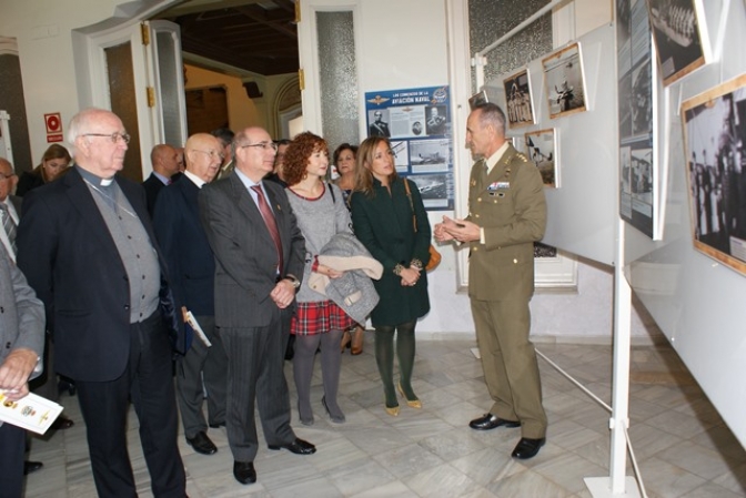 Inaugurada la exposición “Cien años de Aviación Naval” (1917- 2017), en el Casino primitivo de Albacete
