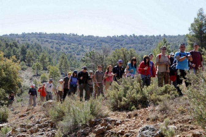 Bonita ruta con historia y tradición de senderismo de la Diputación por Peñas de San Pedro