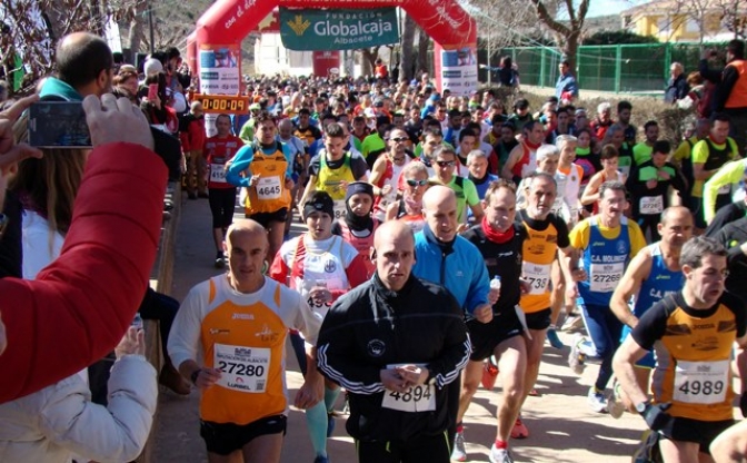 900 atletas participarán en la carrera popular de Fuentealbilla, del Circuito de Carreras de la Diputación de Albacete