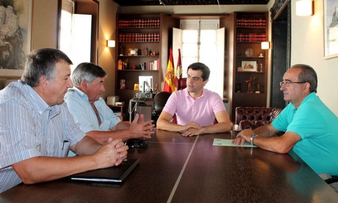 Reunión de la directiva de Asaja Albacete con Javier Cuenca, delegado de la Junta