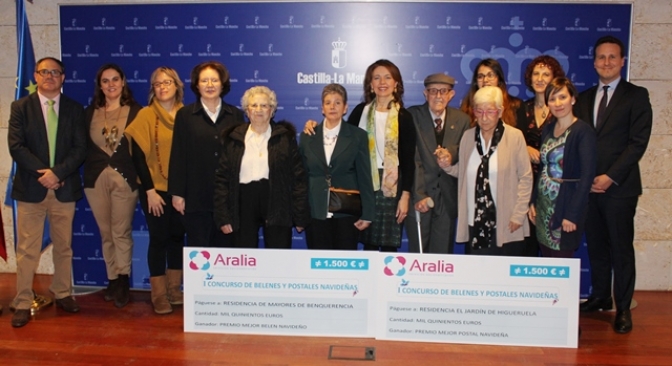 Las residencia de Higueruela consigue premio en el I Concurso de Belenes y de Postales de la región