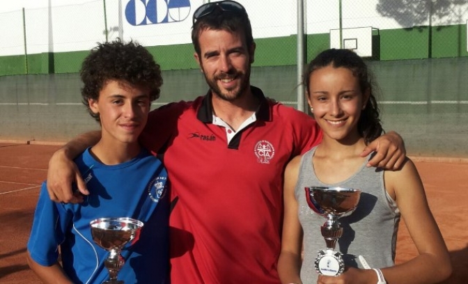 Los albaceteños Sergio Monte y Blanca Cortijo se proclaman en Cuenca campeones regionales infantiles de tenis