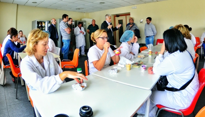 CCOO CLM visita Lactalis de Villarrobledo para intensificar el contacto con los representantes sindicales en la empresa