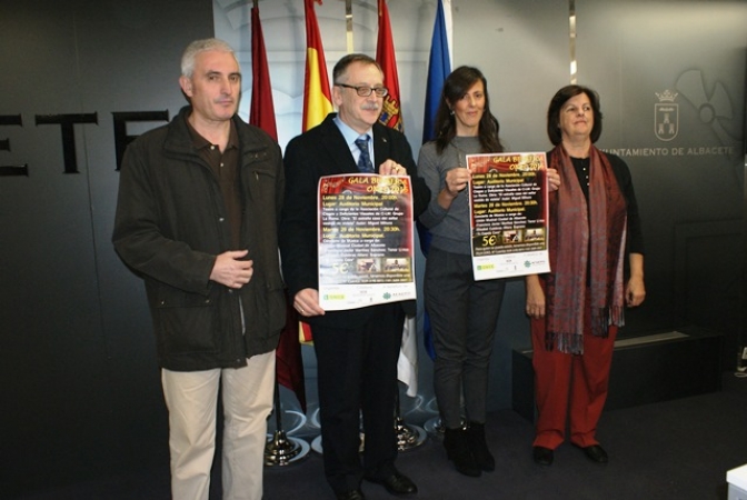 Gala y concierto organizado por la Fundación Once a beneficio de AFAEPS en Albacete, los días 28 y 29