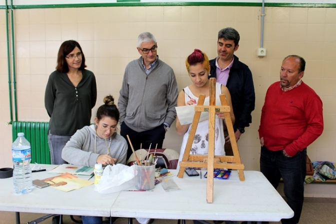 El colegio Antonio Manchado de Albacete celebra el I Concurso de Pintura Rápida