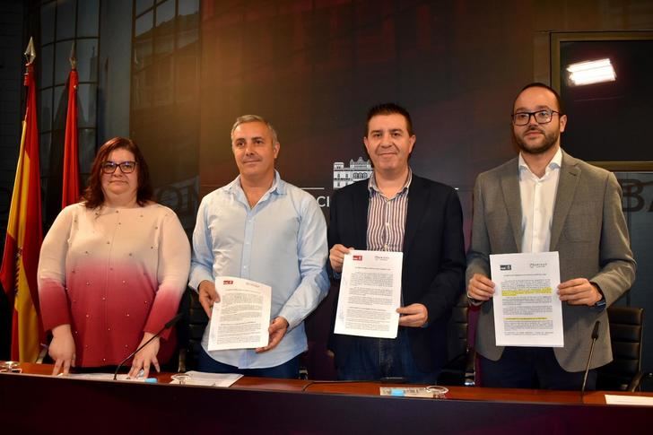 Cabañero detalla el acuerdo entre PSOE y UP-IU para la aprobación de los Presupuestos 2020 de la Diputación