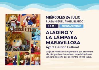 En la plaza Miguel Ángel Blanco de Albacete se podrá disfrutar del cuentacuentos “Aladino y la lámpara maravillosa”