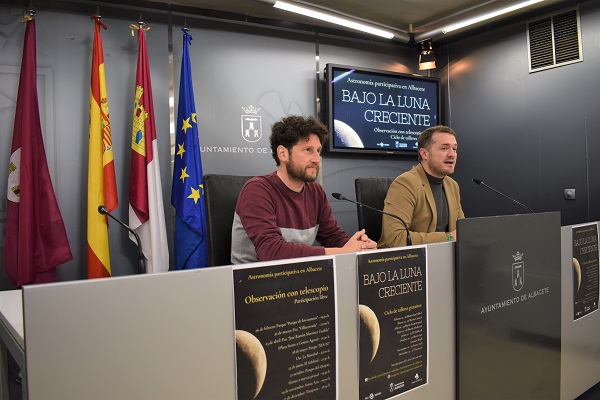 El Ayuntamiento de Albacete promueve la iniciativa de astronomía participativa “Bajo la Luna Creciente”