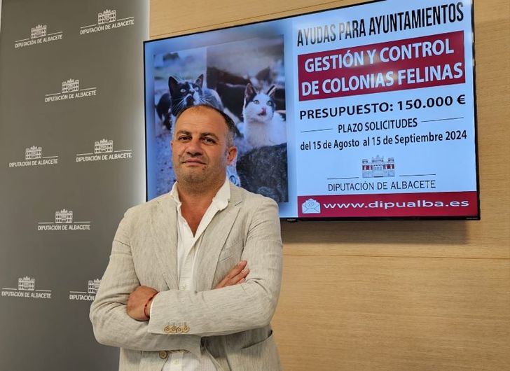 El Gobierno de la Diputación de Albacete impulsa unas nuevas ayudas municipales para la gestión y control de colonias felinas