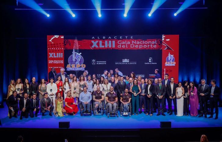 La Gala Nacional del Deporte homenajea a sus grandes estrellas en el Teatro Circo de Albacete