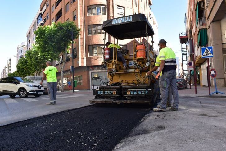 El lunes comienza una segunda campaña de asfaltado en cinco calles que confluyen en la Plaza Alberto Mateos de Albacete