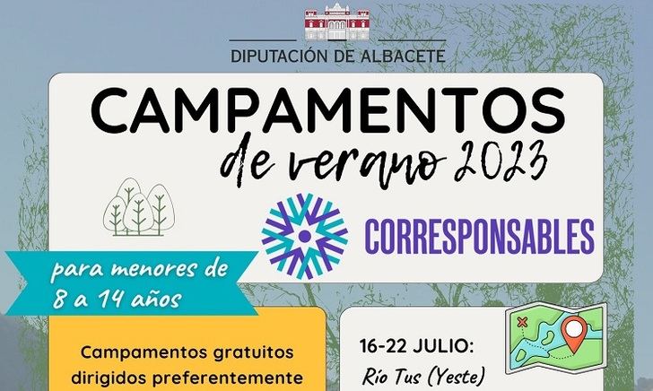 Se abre la inscripción de los 'Campamentos de Verano Corresponsables' de la Diputación de Albacete