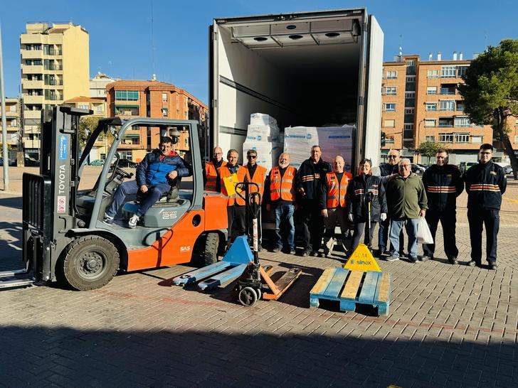 Albacete envía tres camiones con 80 palets, para seguir ayudando a los afectados por la DANA en Valencia