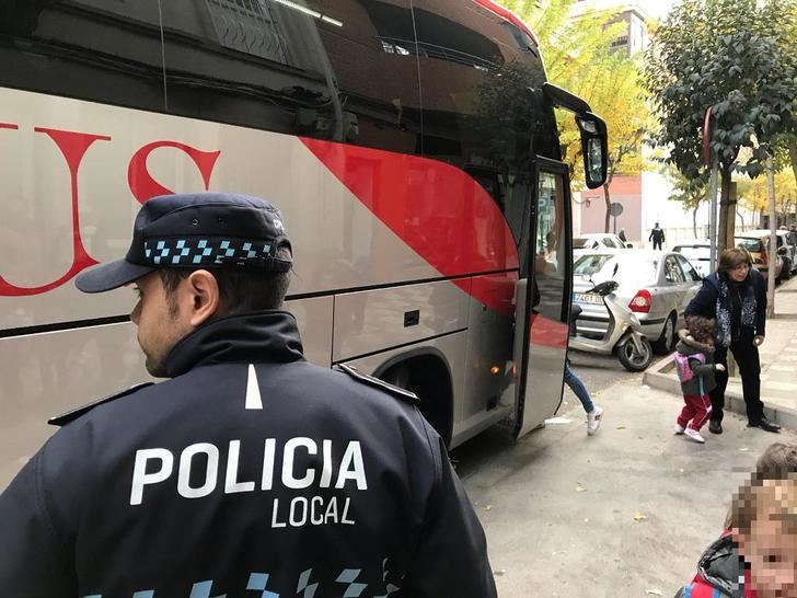 La Policía Local de Albacete participa en la campaña sobre el control de transporte escolar del 19 al 23 de febrero