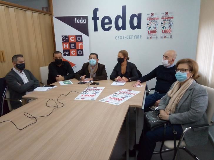 FEDA en Hellín presenta la campaña de Navidad bajo el lema 'Comprando en Hellín y Comarca ganamos todos'