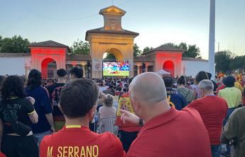 Albacete también celebró en sus calles la victoria de España sobre Francia en la Eurocopa 