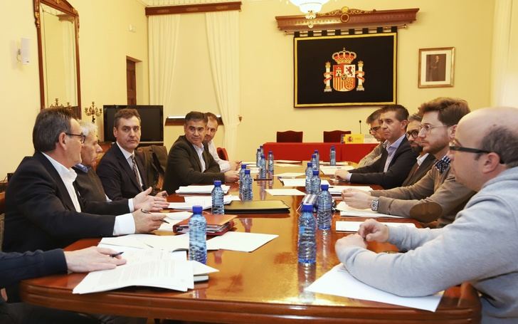 Reunión en la subdelegación del Gobierno de Albacete con los ayuntamientos afectados por las lluvias y nieves de 2016 y 2017