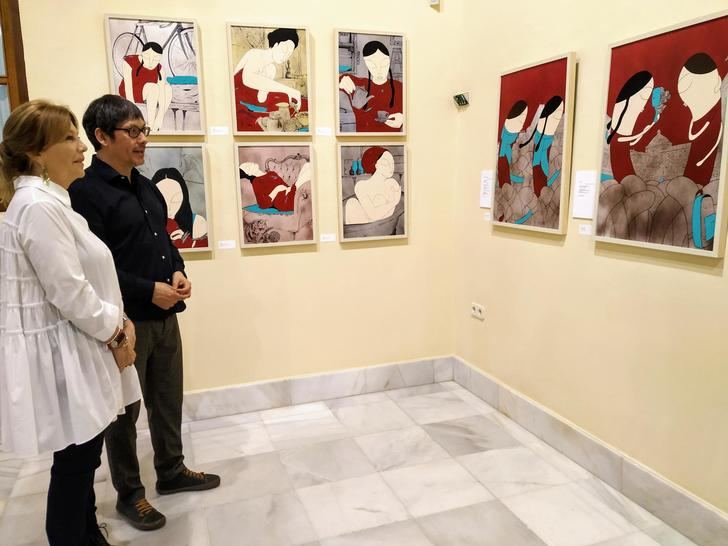 El centro cultural La Asunción acoge la exposición 'Ella & Bobby', del creador albaceteño Anselmo Gómez