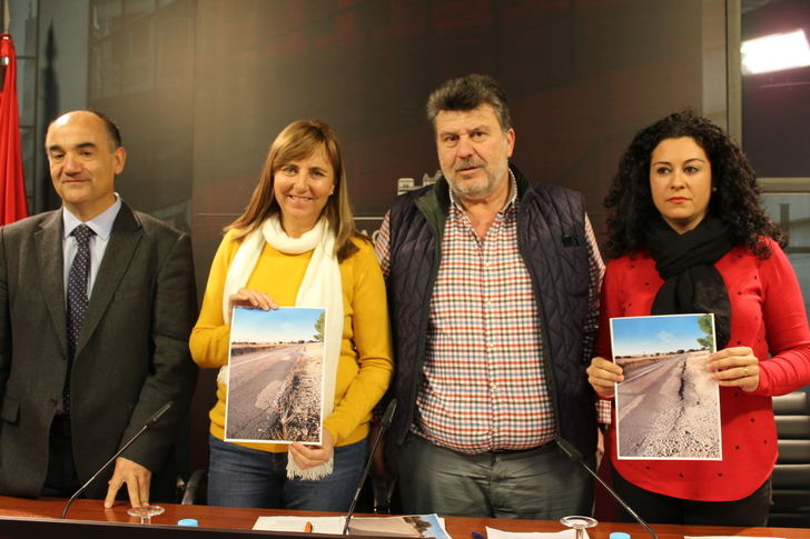 El PP de la Diputación exige el arreglo urgente de la carretera CM-3119 entre Munera y Villarrobledo