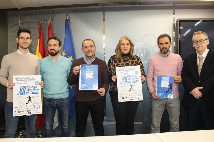 Presentado el Torneo solidario de Navidad de futbol 7 Alevín y el partido benéfico de Afanion en Albacete