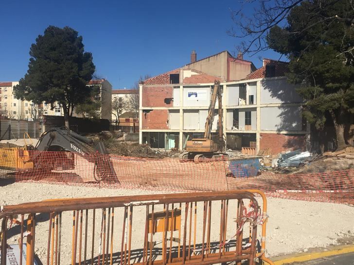 Comienzan las obras del derribo completo del Centro de Atención a la Salud (CAS) de Albacete
