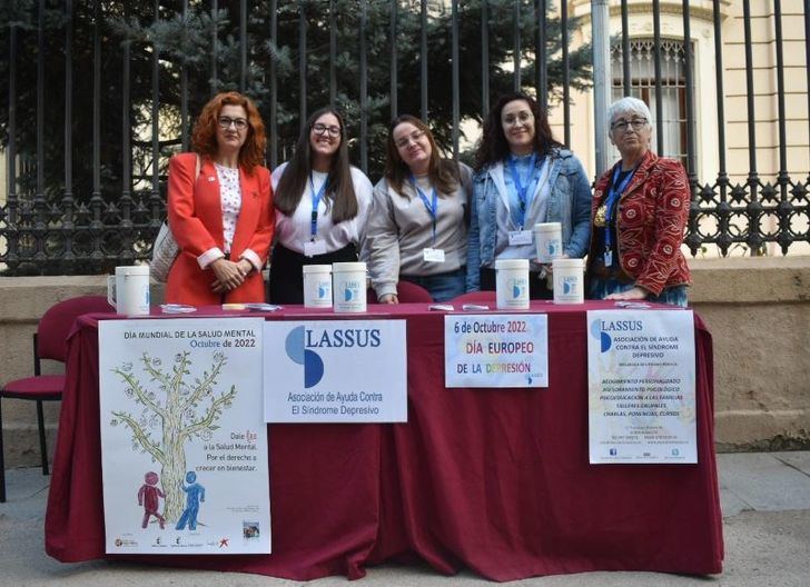 La Diputación de Albacete reitera su apoyo a Lassus en las actividades que la asociación realiza el marco del Día Europeo de la Depresión