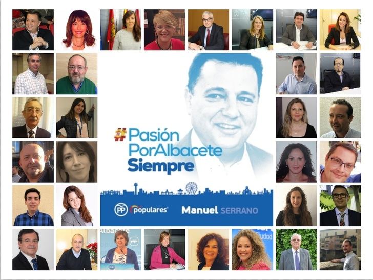 El PP desvela su candidatura para que Manuel Serrano siga siendo alcalde de Albacete