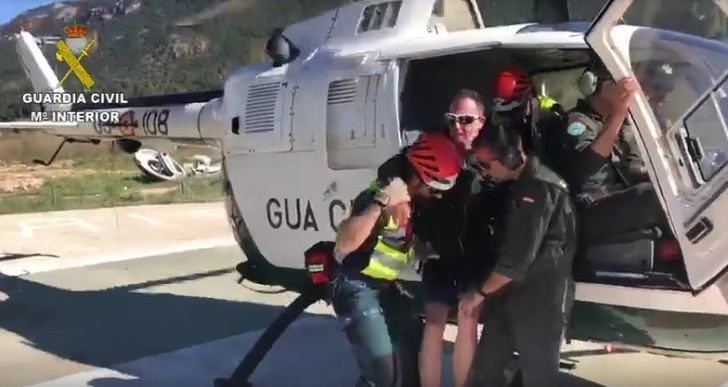 La Guardia Civil tuvo que rescatar a tres participantes de una prueba de trail cerca del río Mundo, en Albacete