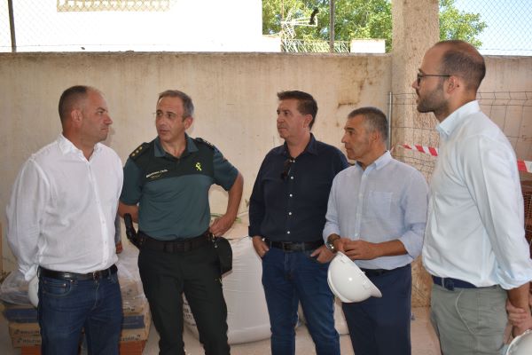 Las obras de mejora en el cuartel de Nerpio, nueva colaboración entre Diputación de Albacete y Guardia Civil