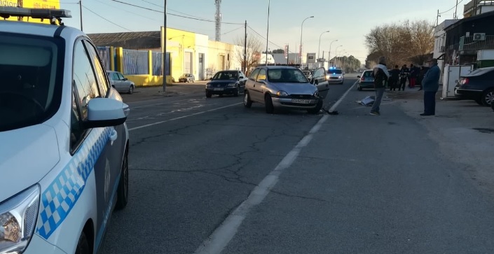 Accidente de tráfico en la salida de Albacete por la carretera de Jaén