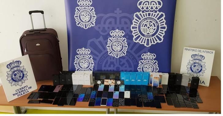 Detenidos 20 activos aluniceros por robar 32 tiendas de teléfonos en segundos, también en Albacete