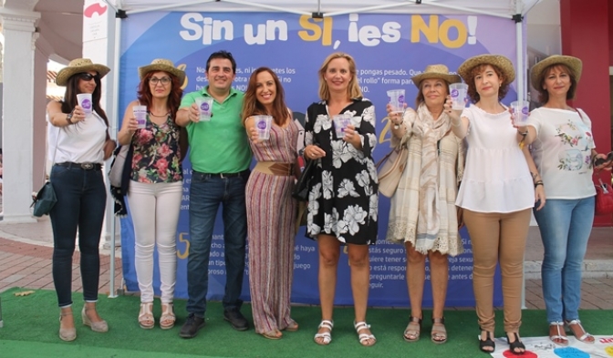 La campaña del Instituto de la Mujer “Sin un Si, ¡Es No! distribuye 60.000 mensajes de sensibilización en la provincia de Albacete