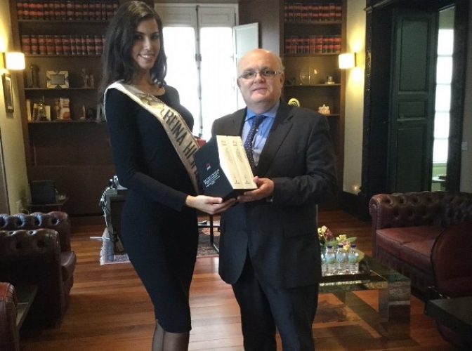 Sofía del Prado, de Villarrobledo y Reina de Hispanoamérica 2015, será embajadora de Albacete en FITUR