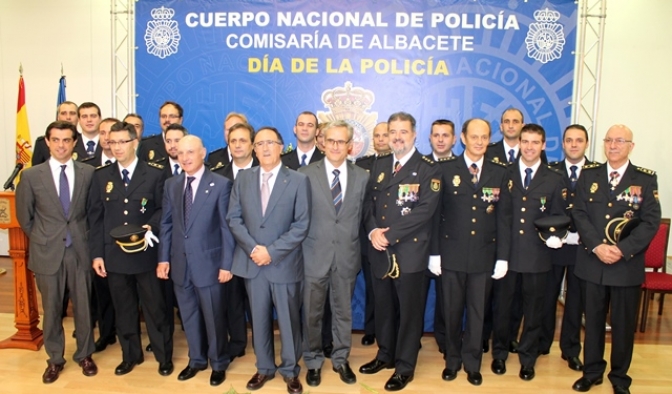 Diversos actos conmemoran en Albacete el Día de la Policía Nacional
