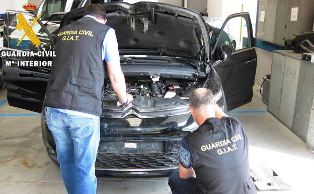 La Guardia Civil de Albacete participa en la detención de una banda que vendía coches alquilados en Alemania