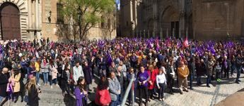 Las concentraciones feministas reúnen a miles de personas en Castilla-La Mancha
