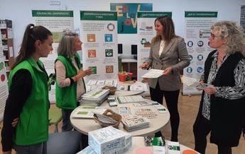 Stand informativo en Castilla-La Mancha sobre economía circular y sostenibilidad