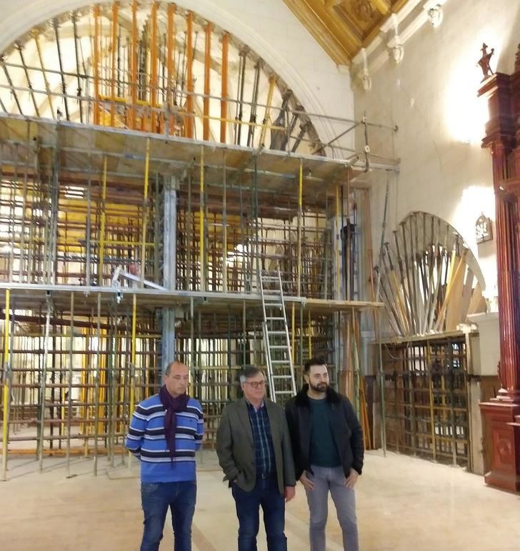 Las obras del Convento de Franciscanos de Hellín continúan a buen ritmo, según el alcalde