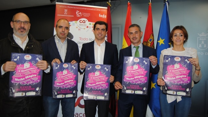 El comercio de Albacete se viste de gala para la novena edición de la ‘Noche Mágica’
