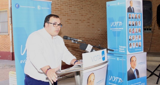 ELECCIONES. Bueno (PP) pide más tiempo para consolidar su proyecto en Villarrobledo